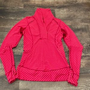 Lululemon Train Half Zip Long Sleeved Shirt